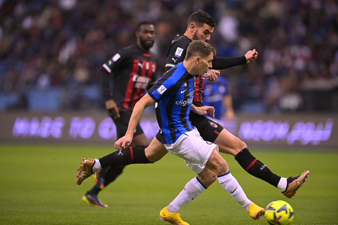 Inter were crowned Supercoppa Italiana victors